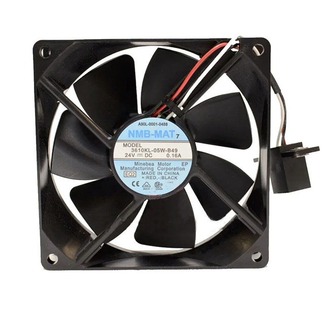 DC industrial axial cooling fan 3610KL-05W-B49 Inverter Cooling Fan A90L-0001-0488 24V 0.16A